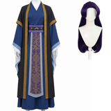 Season 3 Jinshi Blue Outfit Cosplay Costume Outfit Halloween Carnival Suit