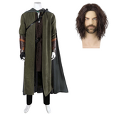 The Lord Of The Rings Aragorn Green Outfit Cosplay Costume Outfits Halloween Carnival Suit