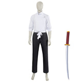 Yuta Okkotsu White Suit Cosplay Costume Outfit Halloween Carnival Suit