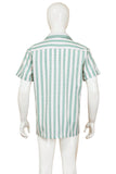 Obsession Bear Green Striped Shirt Cosplay Costume Outfit Halloween Carnival Suit