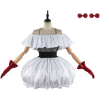 Oshi no Ko Kana Arima Women White Dress Cosplay Costume Outfit Halloween Carnival Suit