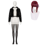 Smoking Behind the Supermarket with You Yamada Black Leather Suit Cosplay Costume Outfit Halloween Carnival Suit