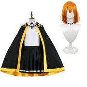 The Magical Journey of the Wand and Sword Colette Loire Women Black Outfit Cosplay Costume Outfit Halloween Carnival Suit