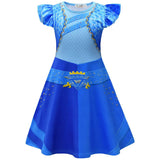 Red Uma Kids Children Dress Outfit Cosplay Costume Outfits Halloween Carnival Suit