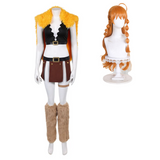Elbaph Arc Nami Women Black Outfit Cosplay Costume Outfit Halloween Carnival Suit