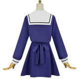 I Want to Love You Till Your Dying Day Sheena Mimi Ali Women Blue Uniform Cosplay Costume Outfit Halloween Carnival Suit