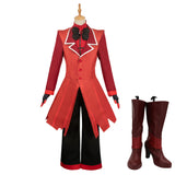 2024 TV Hazbin Hotel Alastor Cosplay Costume Outfits Halloween Carnival Suit