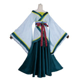 The Western Capital Arc Maomao Women Blue Hanfu Cosplay Costume Outfit Halloween Carnival Suit