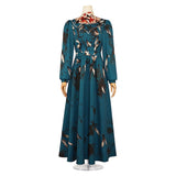 Monster The Lizzie Borden Story Lizzie Women Green Dress Cosplay Costume Outfit Halloween Carnival Suit
