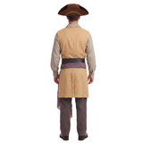 Movie Backrooms（2026） Captain Clark Yellow Outfit Cosplay Costume Outfit Halloween Carnival Suit