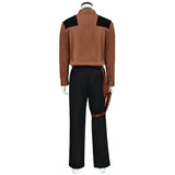 Han Solo Brown Coat Outfit Cosplay Costume Outfit Halloween Carnival Suit