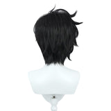 Anime Solo Leveling Sung Jin-woo Cosplay Wig Heat Resistant Synthetic Hair Carnival Halloween Party Props