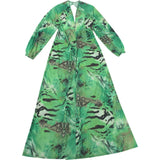 Off Campus Allie Haye Women Green Dress Cosplay Costume Outfit Halloween Carnival Suit
