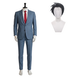 Smoking Behind the Supermarket with You Sasaki Blue Suit Cosplay Costume Outfit Halloween Carnival Suit