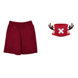 One Piece Live-Action Chopper Kids Children Red Pants Cosplay Costume Outfit Halloween Carnival Suit