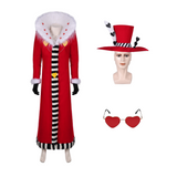 Hazbin Hotel 2024 Valentino Red Coat Cosplay Costume Outfits Halloween Carnival Suit