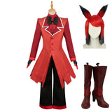 2024 TV Hazbin Hotel Alastor Cosplay Costume Outfits Halloween Carnival Suit