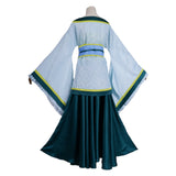 The Western Capital Arc Maomao Women Blue Hanfu Cosplay Costume Outfit Halloween Carnival Suit