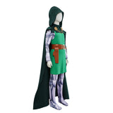 Dr.Doom Kids Children Green Outfit Cosplay Costume Outfit Halloween Carnival Suit