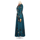 Monster The Lizzie Borden Story Lizzie Women Green Dress Cosplay Costume Outfit Halloween Carnival Suit