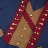 President George Washington Blue Outfit Cosplay Costume Outfit Halloween Carnival Suit