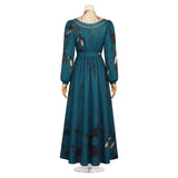 Monster The Lizzie Borden Story Lizzie Women Green Dress Cosplay Costume Outfit Halloween Carnival Suit