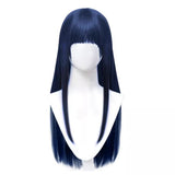 Anime Boku no Kokoro no Yabai Yatsu Anna Yamada Cosplay Blue Wig Synthetic Hair Wig Halloween Custome Accessories