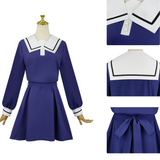 I Want to Love You Till Your Dying Day Sheena Mimi Ali Women Blue Uniform Cosplay Costume Outfit Halloween Carnival Suit
