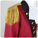 President George Washington Red Outfit Cosplay Costume Outfit Halloween Carnival Suit