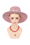 One Piece Live-Action Miss Goldenweek Pink Hat Cosplay Costume Halloween Carnival Hat Accessories
