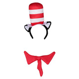 Movie The Cat in the Hat Sean Cosplay Hat Cap Halloween Carnival Costume Accessories