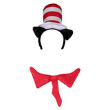 Movie The Cat in the Hat Sean Cosplay Hat Cap Halloween Carnival Costume Accessories