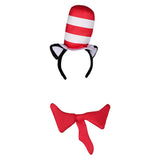 Movie The Cat in the Hat Sean Cosplay Hat Cap Halloween Carnival Costume Accessories