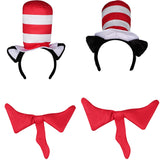 Movie The Cat in the Hat Sean Cosplay Hat Cap Halloween Carnival Costume Accessories