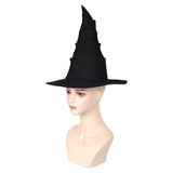 Wicked 2024 Elphaba Witch Women Black Dress Cosplay Costume Outfits Halloween Carnival Suit