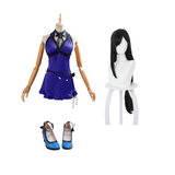 Final Fantasy VII Remake Tifa Lockhart Purple Short Dress Cosplay Costume
