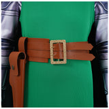 Dr.Doom Kids Children Green Outfit Cosplay Costume Outfit Halloween Carnival Suit