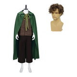 The Lord Of The Rings Frodo Baggins Brown Outfit Cosplay Costume Outfits Halloween Carnival Suit