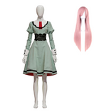 The Ribbon Hero Sapphire Princess Knight Women Green Dress Cosplay Costume Outfit Halloween Carnival Suit