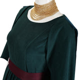 The Odyssey Penelope Women Green Dress Cosplay Costume Outfit Halloween Carnival Suit