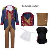 President George Washington Blue Outfit Cosplay Costume Outfit Halloween Carnival Suit