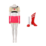 Hazbin Hotel Season 2 Cherri Bomb Pink Outfit Women Cosplay Costume Outfits Halloween Carnival Suit