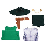Dr.Doom Kids Children Green Outfit Cosplay Costume Outfit Halloween Carnival Suit