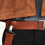 Han Solo Brown Coat Outfit Cosplay Costume Outfit Halloween Carnival Suit