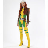 Rivals Rogue Women Green Outfit Cosplay Costume Outfit Halloween Carnival Suit