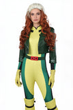 TV Rogue Women Green Jumpsuit Cosplay Costume Outfits Halloween Carnival Suit
