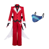 Hazbin Hotel 2025 Season 2 Alastor Red Outfit Cosplay Costume Outfits Halloween Carnival Suit