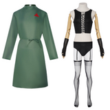 The Rocky Horror Picture Show Dr. Frank-N-Furter Green Coat Cosplay Costume Outfit Halloween Carnival Suit