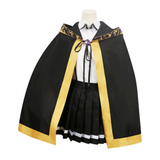 The Magical Journey of the Wand and Sword Colette Loire Women Black Outfit Cosplay Costume Outfit Halloween Carnival Suit
