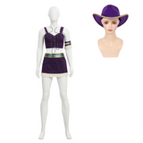 Niko Robin Women Purple Outfit Cosplay Costume Outfit Halloween Carnival Suit